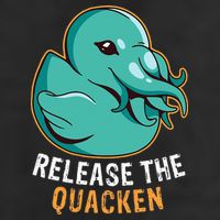 Release the Quacken a Funny Kraken Duck Tumbler