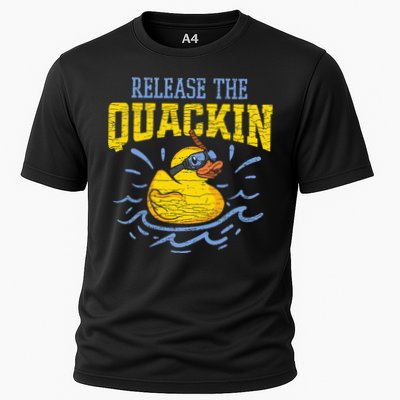 Release The Quackin Rubber Duck Cooling Performance Crew T-Shirt