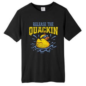 Release The Quackin Rubber Duck Tall Fusion ChromaSoft Performance T-Shirt