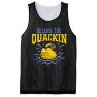 Release The Quackin Rubber Duck Mesh Reversible Basketball Jersey Tank