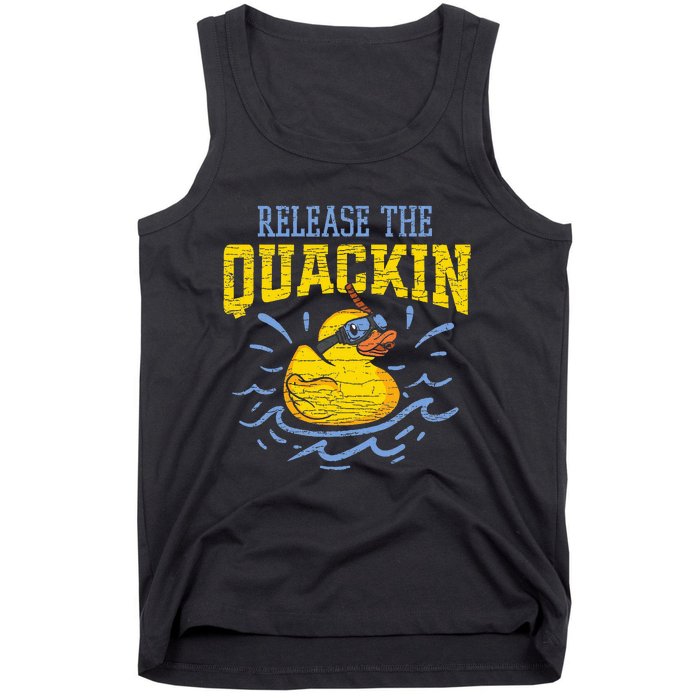 Release The Quackin Rubber Duck Tank Top