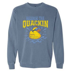 Release The Quackin Rubber Duck Garment-Dyed Sweatshirt