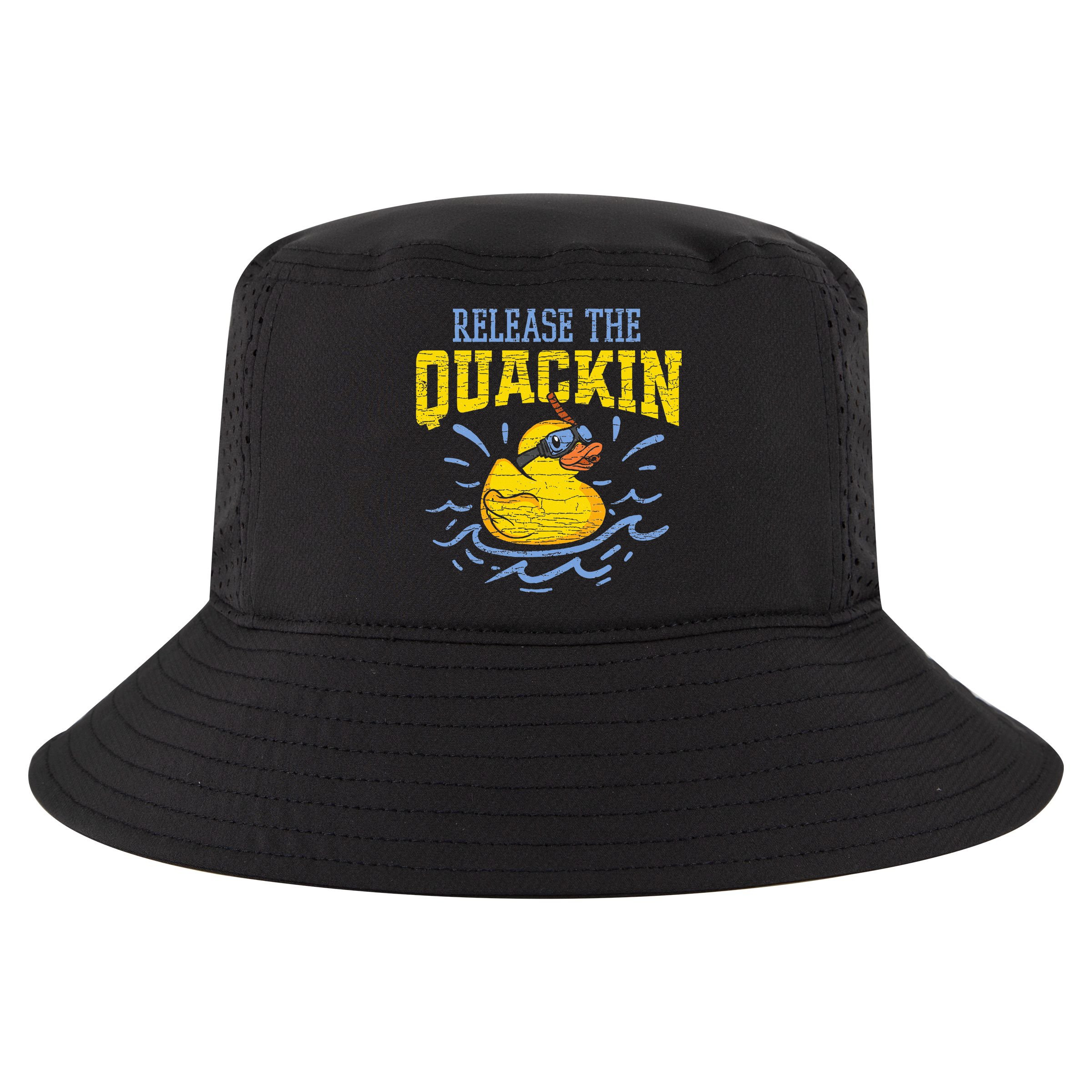 Release The Quackin Rubber Duck Cool Comfort Performance Bucket Hat
