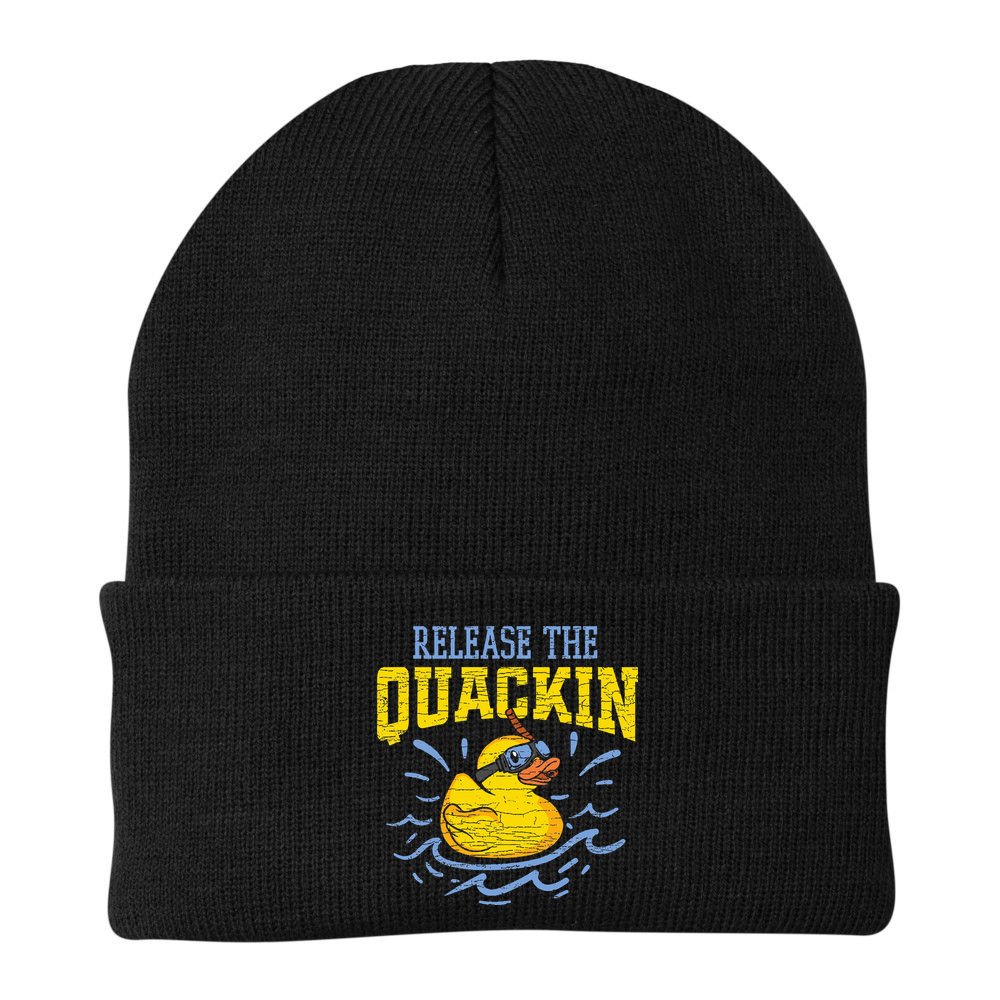 Release The Quackin Rubber Duck Beanie