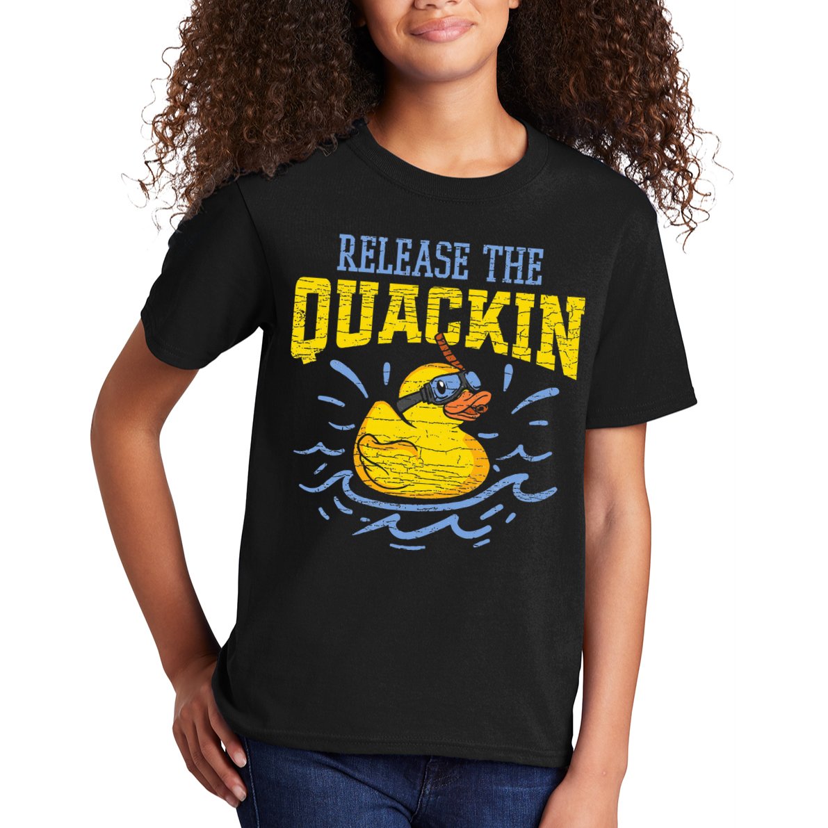 Release The Quackin Rubber Duck Kids T-Shirt