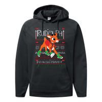 Rudolph The Rednosed Reindeer Christmas Special Sweater Performance Fleece Hoodie