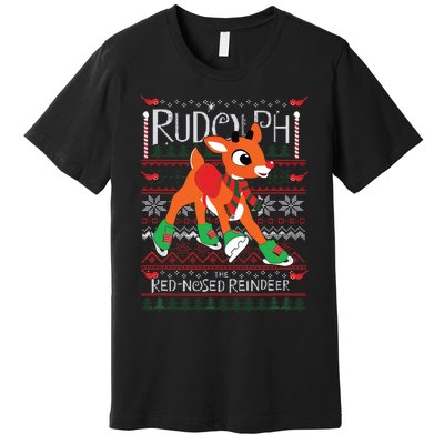 Rudolph The Rednosed Reindeer Christmas Special Sweater Premium T-Shirt