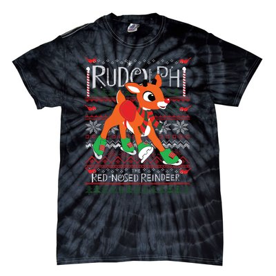 Rudolph The Rednosed Reindeer Christmas Special Sweater Tie-Dye T-Shirt