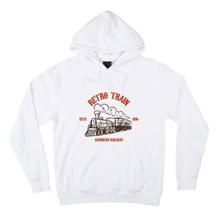 Retro Trains Hoodie