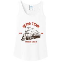 Retro Trains Ladies Essential Tank