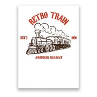 Retro Trains Poster