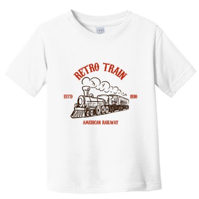 Retro Trains Toddler T-Shirt