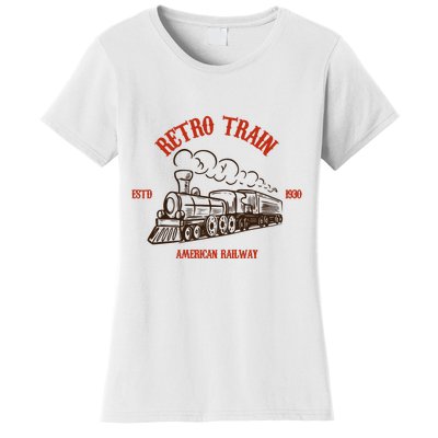 Retro Trains Women's T-Shirt