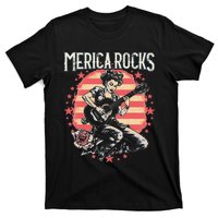 Rosie The Riveter 4th of July Country Rock Music Funny T-Shirt