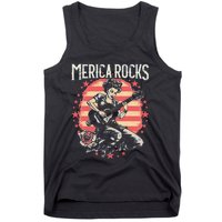 Rosie The Riveter 4th of July Country Rock Music Funny Tank Top