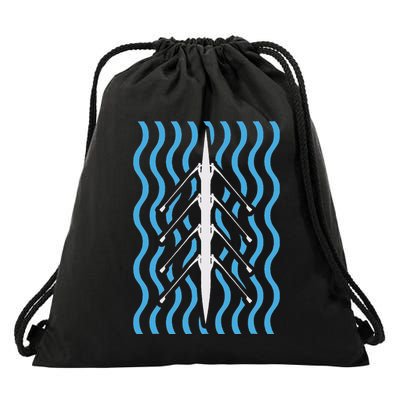 Rowing Team Rowing Crew Rower Drawstring Bag