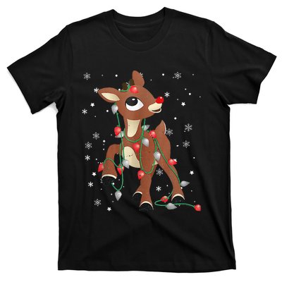 Rudolph The Red Nose Reindeer For and Christmas Fan T-Shirt