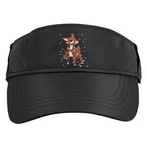 Rudolph The Red Nose Reindeer For and Christmas Fan Adult Drive Performance Visor