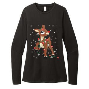 Rudolph The Red Nose Reindeer For and Christmas Fan Womens CVC Long Sleeve Shirt