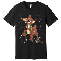 Rudolph The Red Nose Reindeer For and Christmas Fan Premium T-Shirt