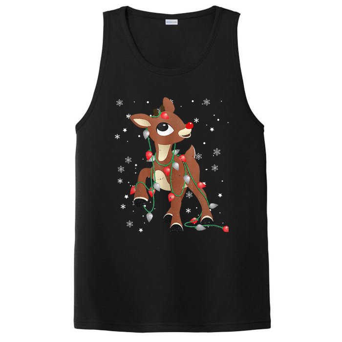 Rudolph The Red Nose Reindeer For and Christmas Fan PosiCharge Competitor Tank