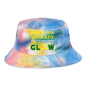 Radiation Therapy Radiation Therapist Funny Cancer Fighter Tie Dye Newport Bucket Hat