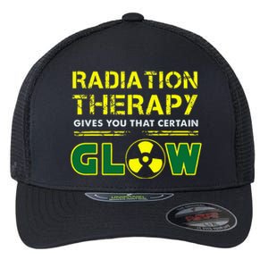 Radiation Therapy Radiation Therapist Funny Cancer Fighter Flexfit Unipanel Trucker Cap