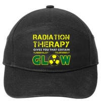 Radiation Therapy Radiation Therapist Funny Cancer Fighter 7-Panel Snapback Hat