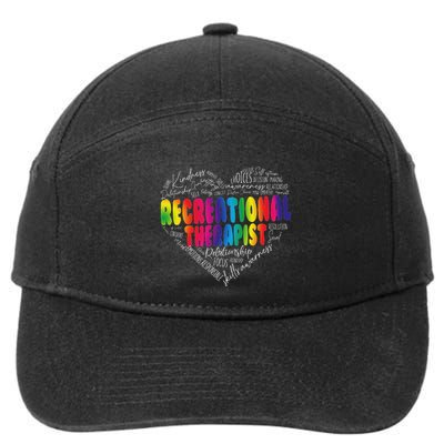 Recreational Therapist Recreation Therapy Therapeutic 7-Panel Snapback Hat
