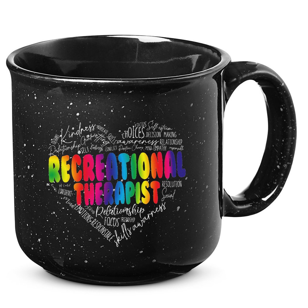 Recreational Therapist Recreation Therapy Therapeutic 15oz Campfire Ceramic Mug