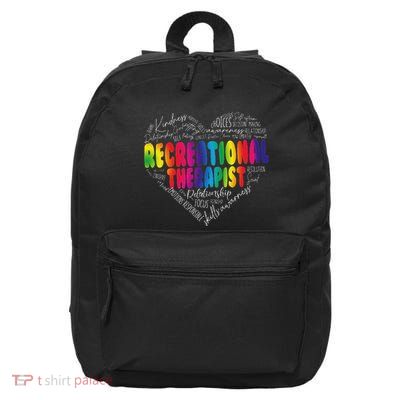 Recreational Therapist Recreation Therapy Therapeutic 16 in Basic Backpack