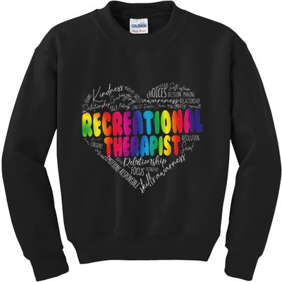 Recreational Therapist Recreation Therapy Therapeutic Kids Sweatshirt