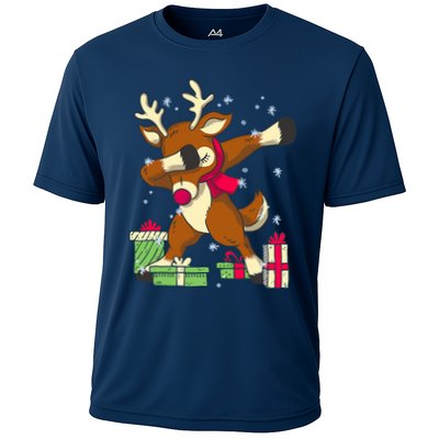 Rudolph The Red Nose Reindeer For Dab Dance Christmas Performance Shirt