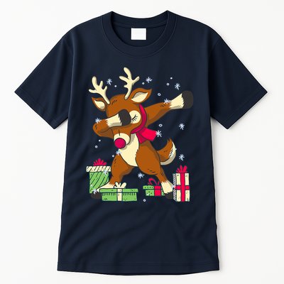 Rudolph The Red Nose Reindeer For Dab Dance Christmas Tall T-Shirt
