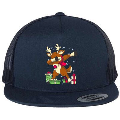 Rudolph The Red Nose Reindeer For Dab Dance Christmas Flatbill Hat