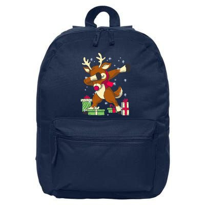 Rudolph The Red Nose Reindeer For Dab Dance Christmas 16 in Basic Backpack