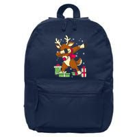 Rudolph The Red Nose Reindeer For Dab Dance Christmas 16 in Basic Backpack