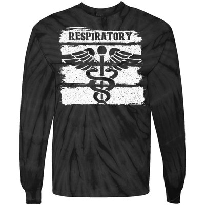 Respiratory Therapist Respiratory Therapy RT Lung Doctor Tie-Dye Long Sleeve Shirt