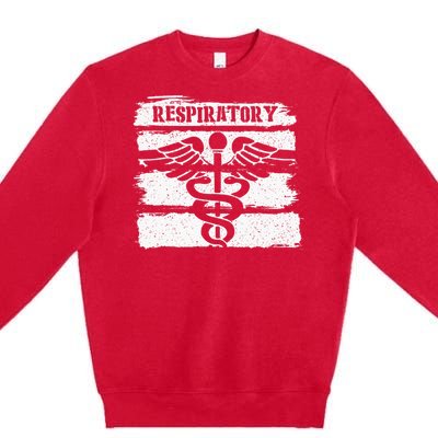 Respiratory Therapist Respiratory Therapy RT Lung Doctor Premium Crewneck Sweatshirt