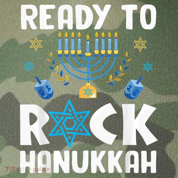 Ready To Rock Hanukkah Pajamas Chanukah Legacy Tie Dye Trucker Hat