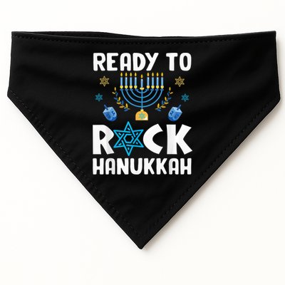 Ready To Rock Hanukkah Pajamas Chanukah USA-Made Doggie Bandana