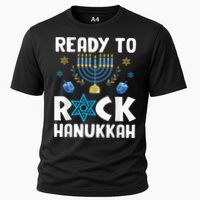 Ready To Rock Hanukkah Pajamas Chanukah Cooling Performance Crew T-Shirt