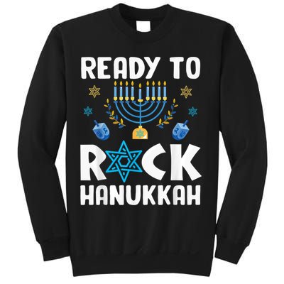 Ready To Rock Hanukkah Pajamas Chanukah Sweatshirt
