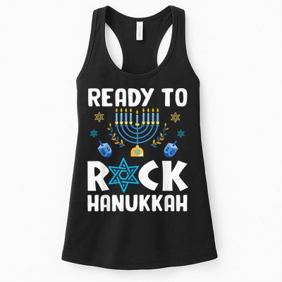 Ready To Rock Hanukkah Pajamas Chanukah Womens Tank Top