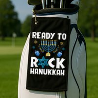 Ready To Rock Hanukkah Pajamas Chanukah Golf Towel