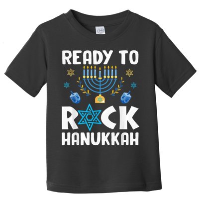 Ready To Rock Hanukkah Pajamas Chanukah Toddler T-Shirt