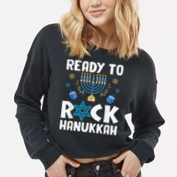 Ready To Rock Hanukkah Pajamas Chanukah Cropped Pullover Crew