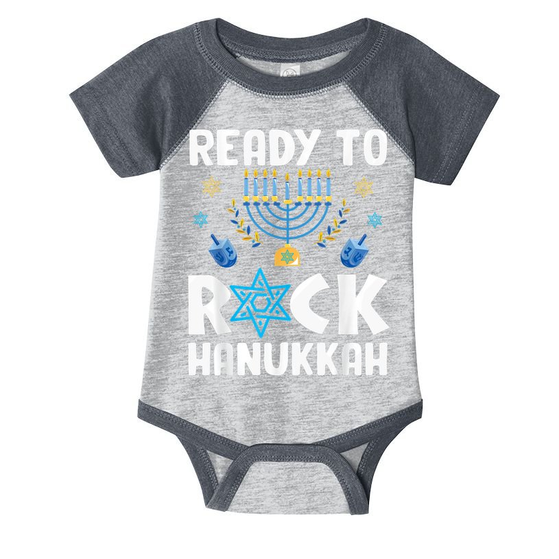 Ready To Rock Hanukkah Pajamas Chanukah Infant Baby Jersey Bodysuit