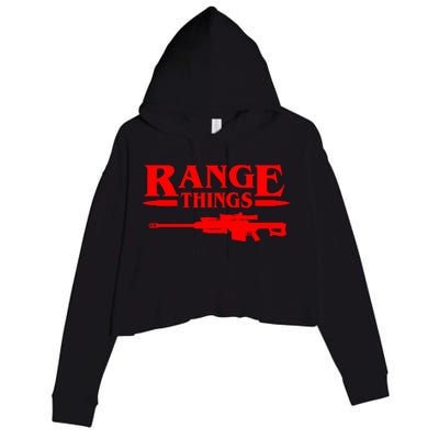 Range Things Crop Fleece Hoodie