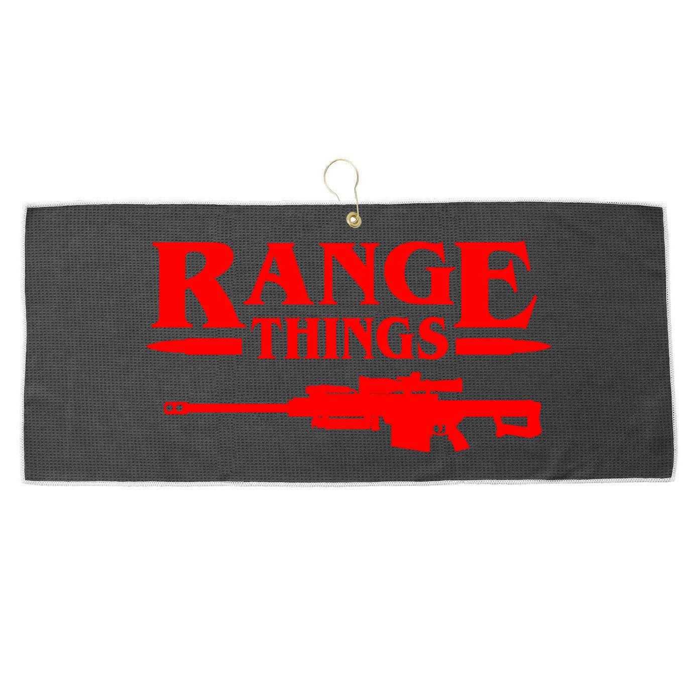 Range Things Large Microfiber Waffle Golf Towel